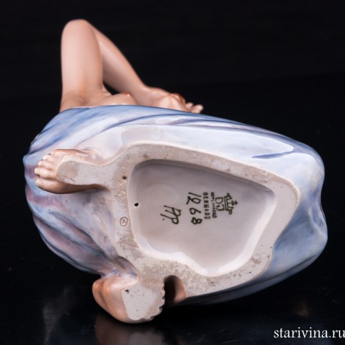 Гавайская девушка с птичкой, Dahl Jensen, Дания