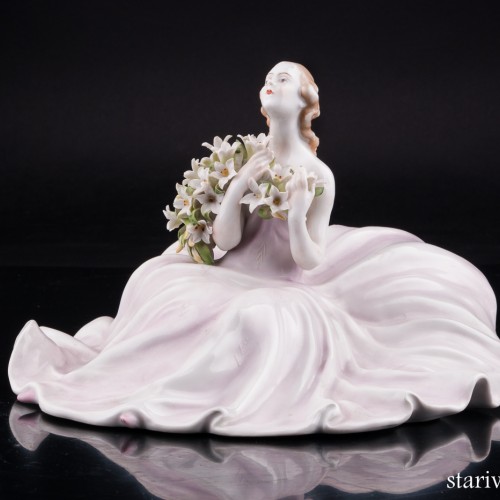 Девушка с лилиями, Von Schierholz, Германия, пер. пол. 20 в