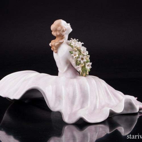 Девушка с лилиями, Von Schierholz, Германия, пер. пол. 20 в