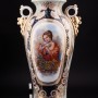 Фарфоровая Декоративная ваза с портретом девушки, Франция, 19 в.