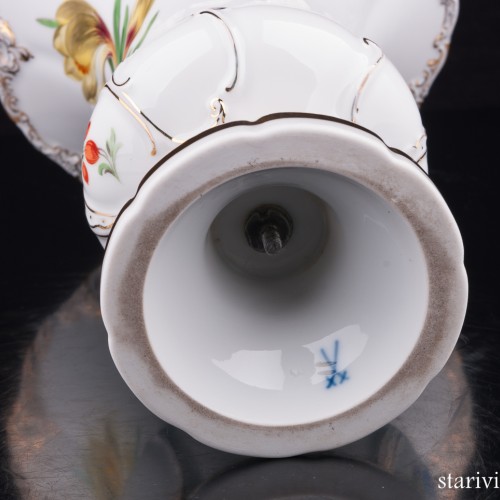 Ваза Желтый крокус, Meissen, Германия, сер. 20 в