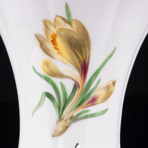 Ваза Желтый крокус, Meissen, Германия, сер. 20 в