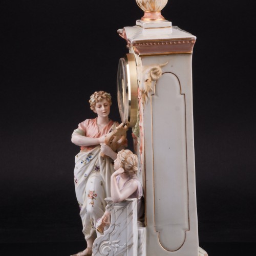 Фарфоровые часы Орфей и Эвридика, Karl Ens, Германия, кон. 19 - нач. 20 вв