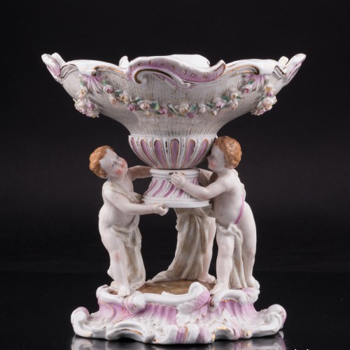 Ваза-фруктовница Три путти, Германия, 19 в
