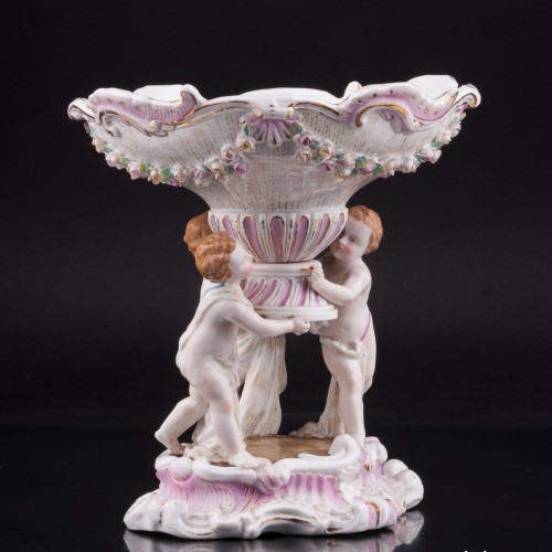 Ваза-фруктовница Три путти, Германия, 19 в