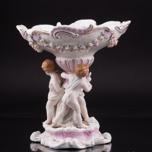 Ваза-фруктовница Три путти, Германия, 19 в