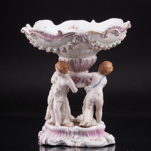 Ваза-фруктовница Три путти, Германия, 19 в