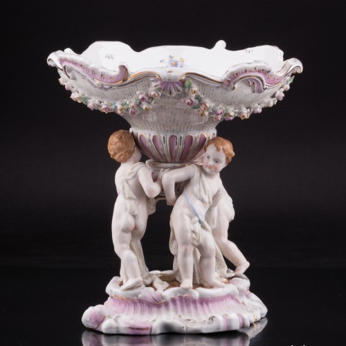 Ваза-фруктовница Три путти, Германия, 19 в