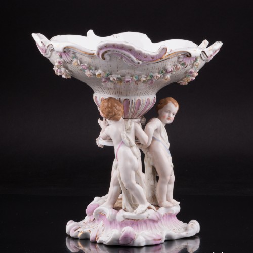 Ваза-фруктовница Три путти, Германия, 19 в