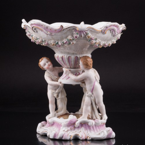 Ваза-фруктовница Три путти, Германия, 19 в