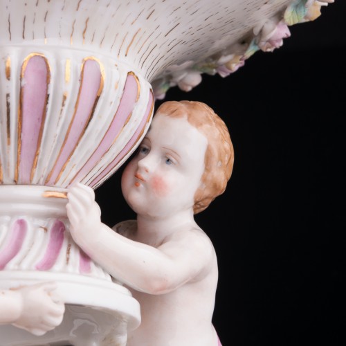 Ваза-фруктовница Три путти, Германия, 19 в