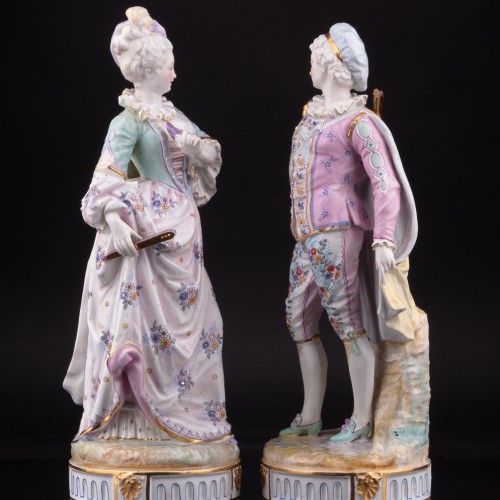 Пара на маскараде, Франция, 19 в