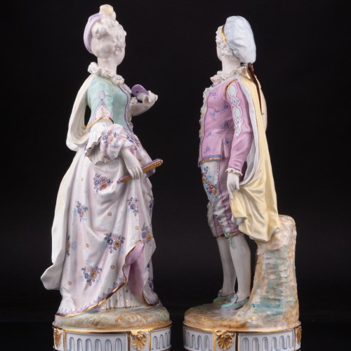 Пара на маскараде, Франция, 19 в