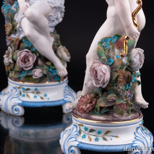 Амур и Психея, Unger, Schneider & Cie, Германия, 19 в