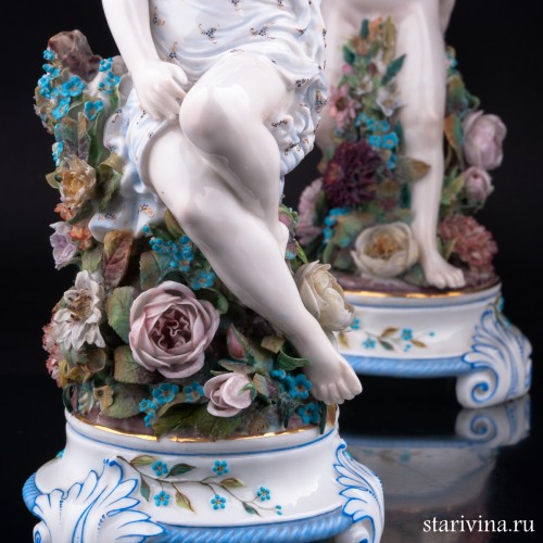 Амур и Психея, Unger, Schneider & Cie, Германия, 19 в