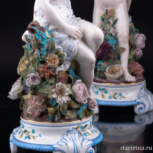 Амур и Психея, Unger, Schneider & Cie, Германия, 19 в