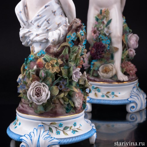 Амур и Психея, Unger, Schneider & Cie, Германия, 19 в