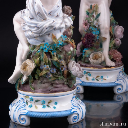 Амур и Психея, Unger, Schneider & Cie, Германия, 19 в