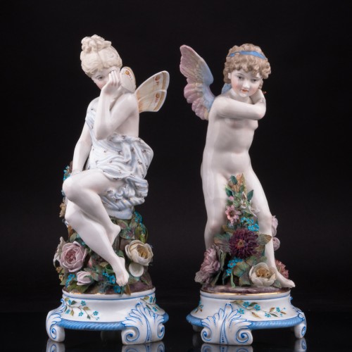 Амур и Психея, Unger, Schneider & Cie, Германия, 19 в