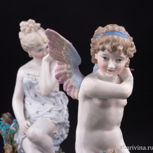 Амур и Психея, Unger, Schneider & Cie, Германия, 19 в