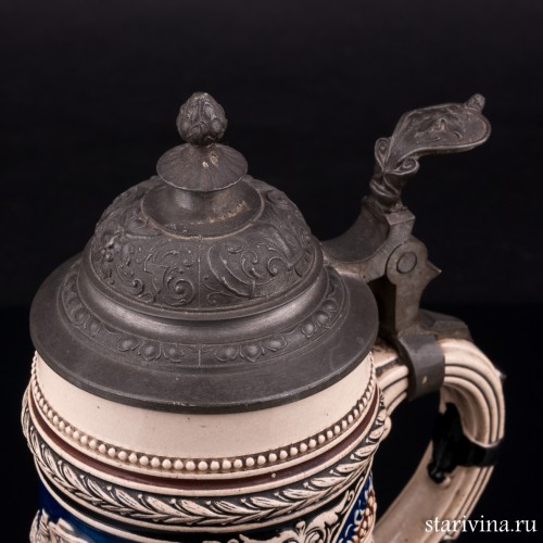 Пивная кружка 0,3 л, Marzi & Remy, Германия, кон. 19 - нач. 20 вв