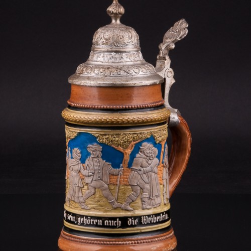 Пивная кружка 0,5 л, Reinhold Hanke, Германия, нач. 20 в