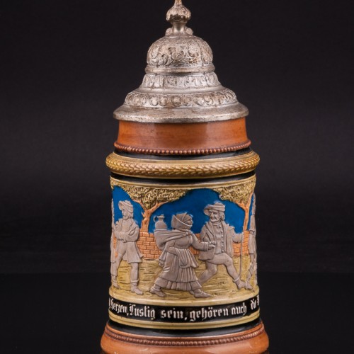 Пивная кружка 0,5 л, Reinhold Hanke, Германия, нач. 20 в