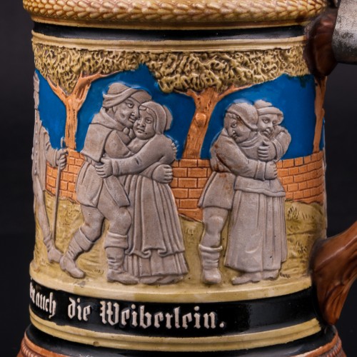 Пивная кружка 0,5 л, Reinhold Hanke, Германия, нач. 20 в