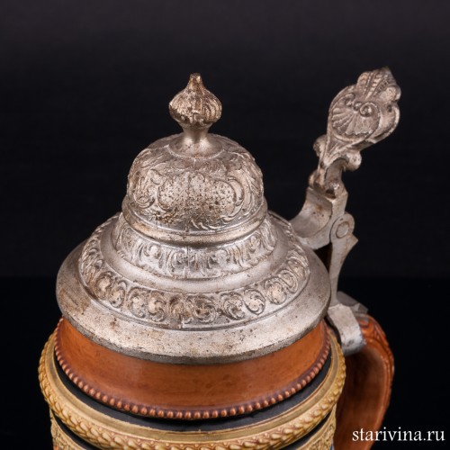 Пивная кружка 0,5 л, Reinhold Hanke, Германия, нач. 20 в