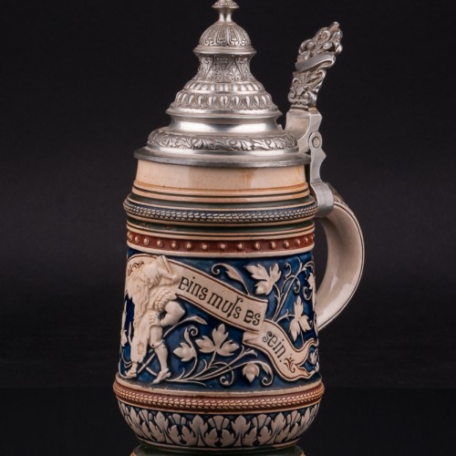 Пивная кружка 1/2 л, Reinhold Merkelbach, Германия, 1880-1900 гг