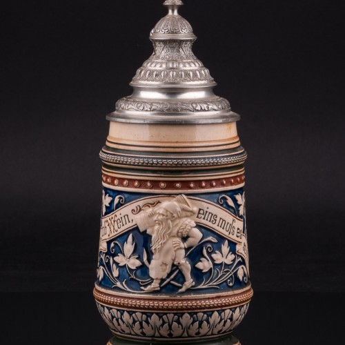 Пивная кружка 1/2 л, Reinhold Merkelbach, Германия, 1880-1900 гг