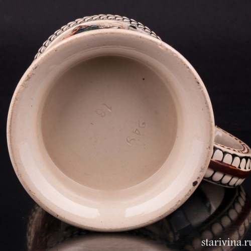 Пивная кружка В трактире 1/2 л, Marzi & Remy, Германия, нач. 20 в