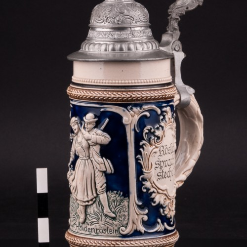 Пивная кружка Степная розочка, 0,5 л, Marzi & Remy, Германия, нач. 20 в