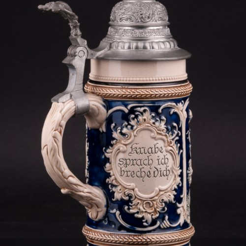 Пивная кружка Степная розочка, 0,5 л, Marzi & Remy, Германия, нач. 20 в