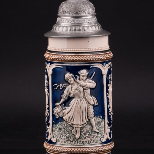 Пивная кружка Степная розочка, 0,5 л, Marzi & Remy, Германия, нач. 20 в