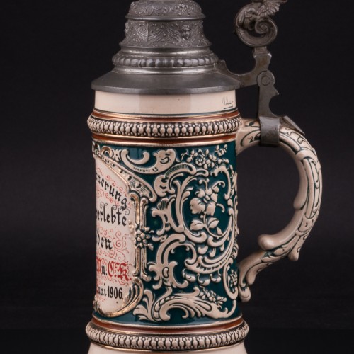 Пивная кружка 1/2 л, Merkelbach & Wick, Германия, 1906 г