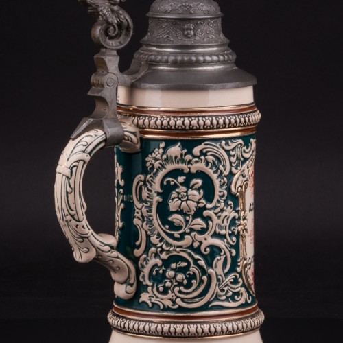 Пивная кружка 1/2 л, Merkelbach & Wick, Германия, 1906 г