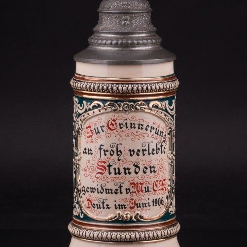 Пивная кружка 1/2 л, Merkelbach & Wick, Германия, 1906 г