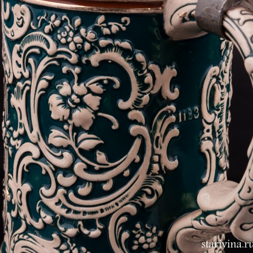 Пивная кружка 1/2 л, Merkelbach & Wick, Германия, 1906 г