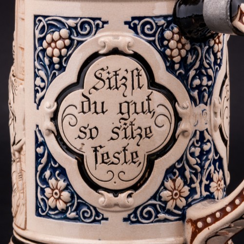 Пивная кружка Деревенское ухаживание, 0,5 л, Marzi & Remy, Германия, 1900 гг