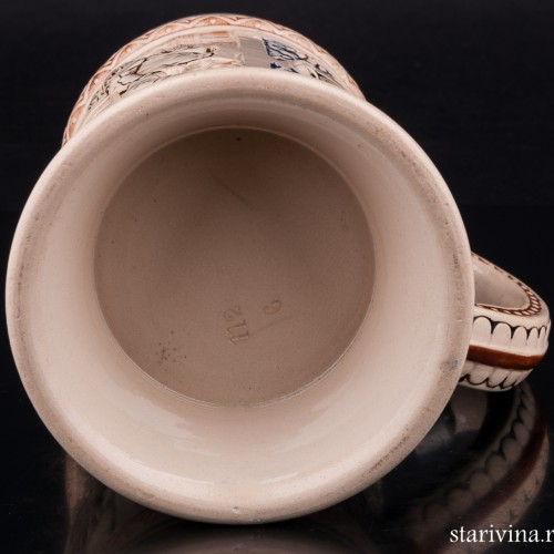 Пивная кружка Деревенское ухаживание, 0,5 л, Marzi & Remy, Германия, 1900 гг