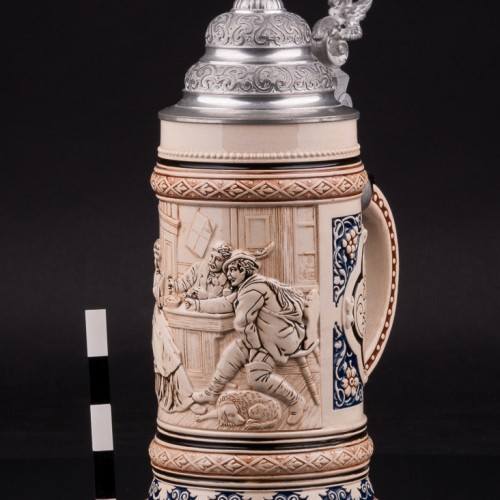 Пивная кружка Деревенское ухаживание, 0,5 л, Marzi & Remy, Германия, 1900 гг