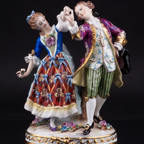 Танцующая пара, Дрезден, Германия, нач. 20 в