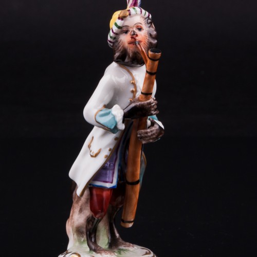 Обезьяна с гобоем, Volkstedt, Германия, сер. 20 в