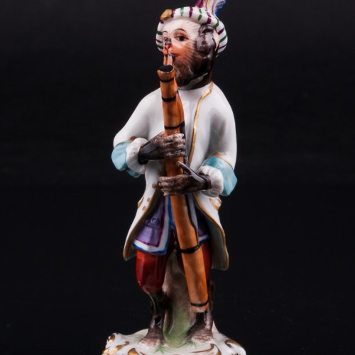Обезьяна с гобоем, Volkstedt, Германия, сер. 20 в