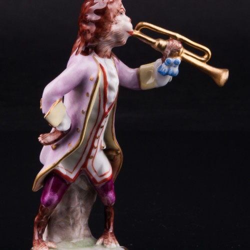 Обезьяна с трубой, Volkstedt, Германия, сер. 20 в