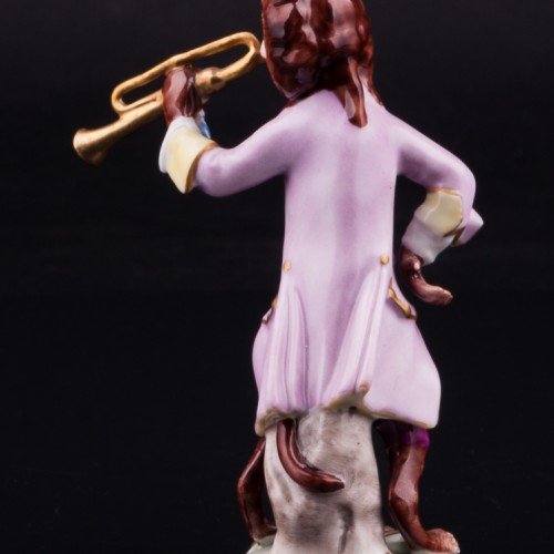 Обезьяна с трубой, Volkstedt, Германия, сер. 20 в