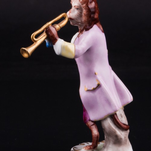 Обезьяна с трубой, Volkstedt, Германия, сер. 20 в