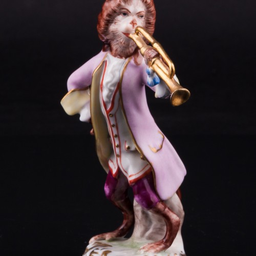 Обезьяна с трубой, Volkstedt, Германия, сер. 20 в