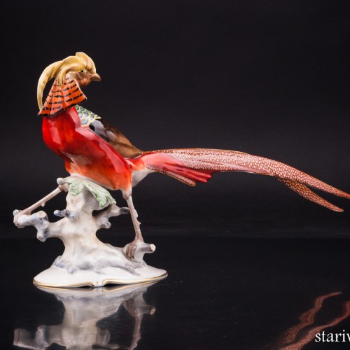 Золотой фазан, Hutschenreuther, Германия, 1970 гг